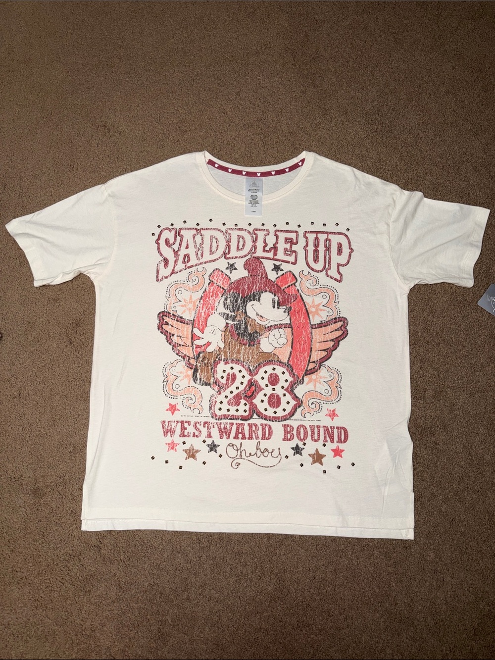 Disney Mickey Mouse 'Saddle Up 28 Westward Bound’ Graphic Tee